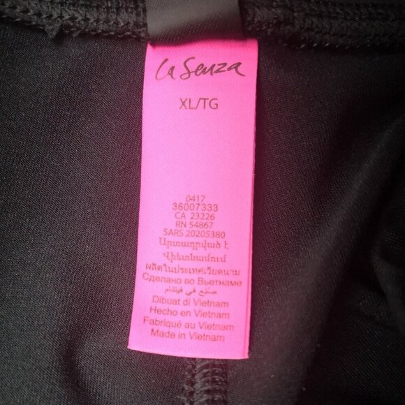 La Senza Ladies Size XL Black Ankle Length Wide Waistband Leggings - Picture 4 of 12